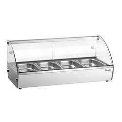 Heiße Aufsatzvitrine R4 4 x 1/3 GN