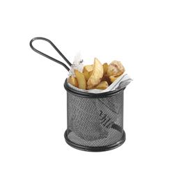 Hendi Mini Frittierkorb rund, schwarz