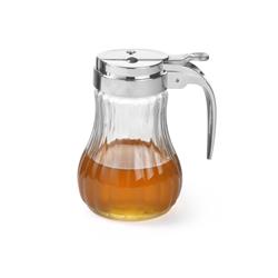 Honigspender Glas / Edelstahl