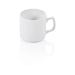 Porzellanbecher, 260 ml weiß, 6er Set