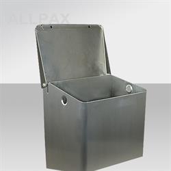 Abfallbehälter geöffnet
