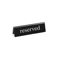 Tischschild reserved