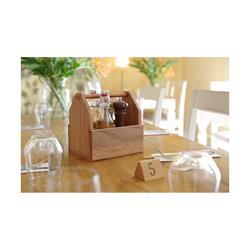 Hendi Table Caddy aus Holz