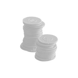 Pfandmarken 100 Stk., blau