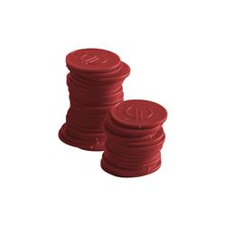 Pfandmarken 100 Stk., rot