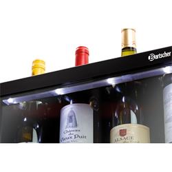 Compacte wijnkoeler met LED-verlichting