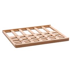 Weinpräsenter zusammengeklappt