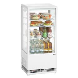 Mini-Kühlvitrine 78L, weiß