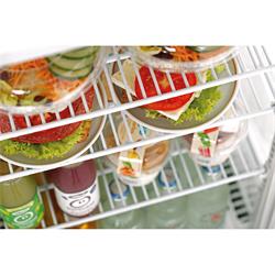 Mini-Kühlvitrine 78L, weiß