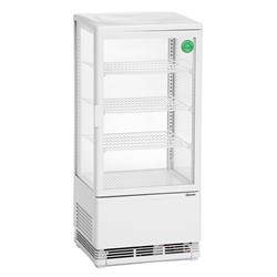Mini-Kühlvitrine 78L, weiß