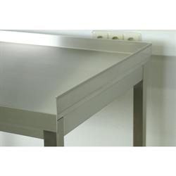 Edelstahl Arbeitsschrank 60 x 80 cm, Spanplatte unterfüttert