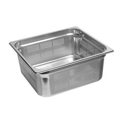 Gastronormbak GN 1/1 met perforatie, diepte 100 mm