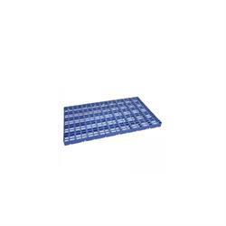 Bodenrost 100x60x5 cm, HDPE - blau