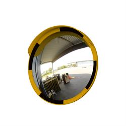 Acrylglas Beobachtungsspiegel, gelb-schwarz, Durchmesser 60 cm