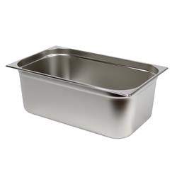 Gastronormbak Gn r 1/1 rvs, diepte 200 mm