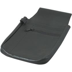 Revolvertasche, schwarz - Kunstleder oder Leder