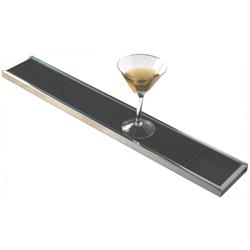 Barmatte mit Edelstahlrahmen