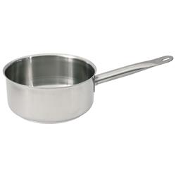 Flache Stielkasserolle mit Schüttrand