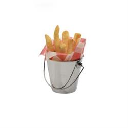 Snackholder-Edelstahl-Eimer - klein