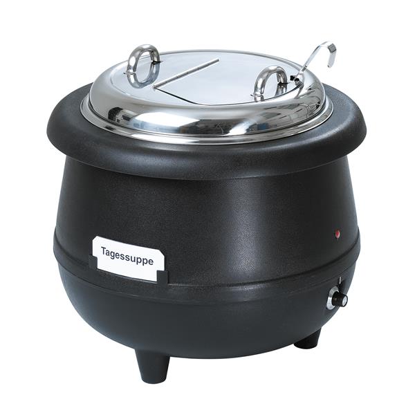 Suppentopf Gourmet, 10L, schwarz