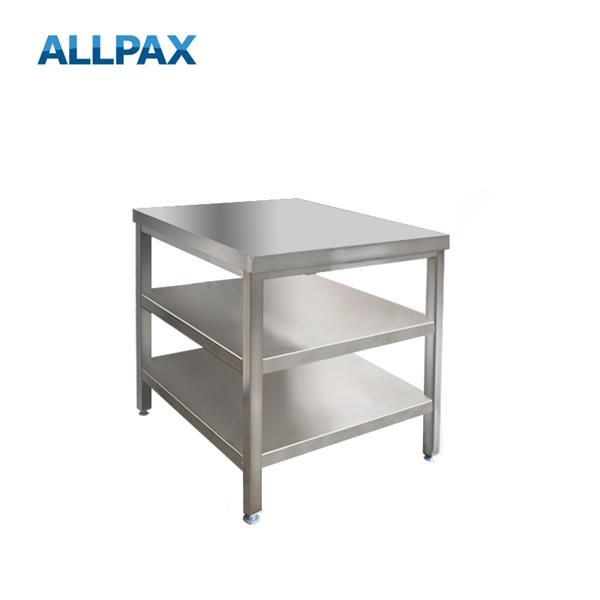 VonVVer Edelstahl Arbeitstisch 60x45x80cm - Küchentisch Bis 400kg Belastbar