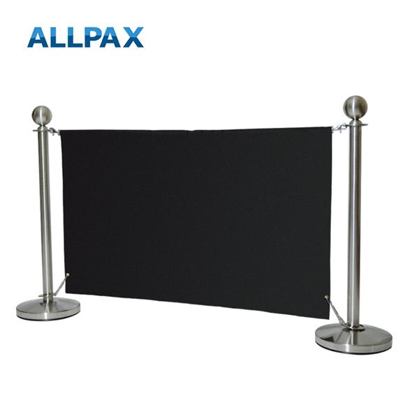 ALLPAX Café-Absperrung Set schwarz, 1,5 m