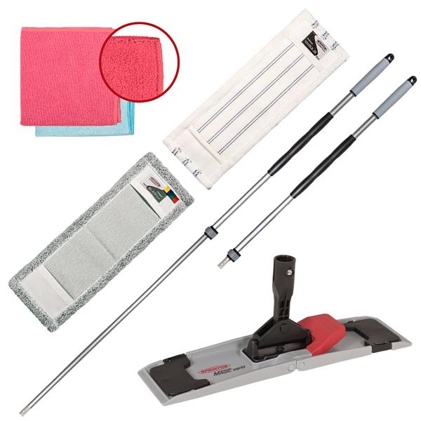 Bodenwischer Set 3, 6-teilig, 50 cm