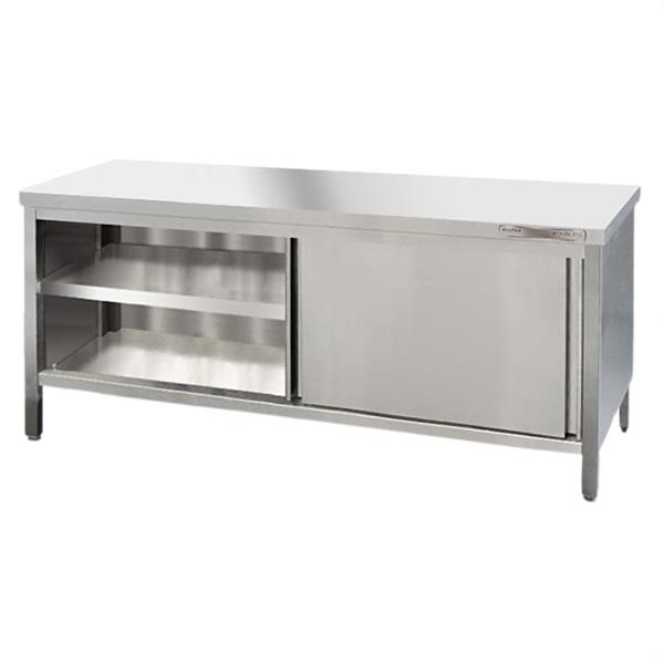 Edelstahl Arbeitsschrank 300 x 60 cm