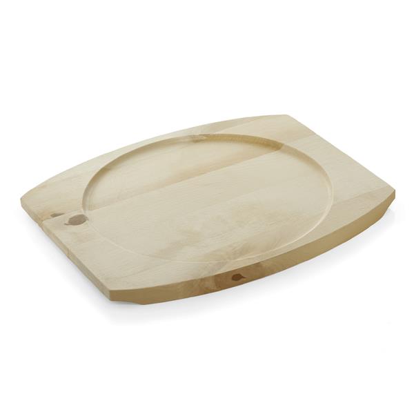 Holzuntersetzer 27 x 23 cm für Servierpfanne 10012958 Holzuntersetzer 27 x 23 cm für Servierpfanne 10012958