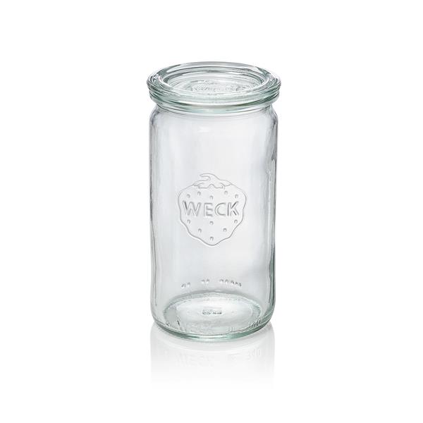 WECK Zylinderglas mit Deckel, 0,145 Liter, 12er Set