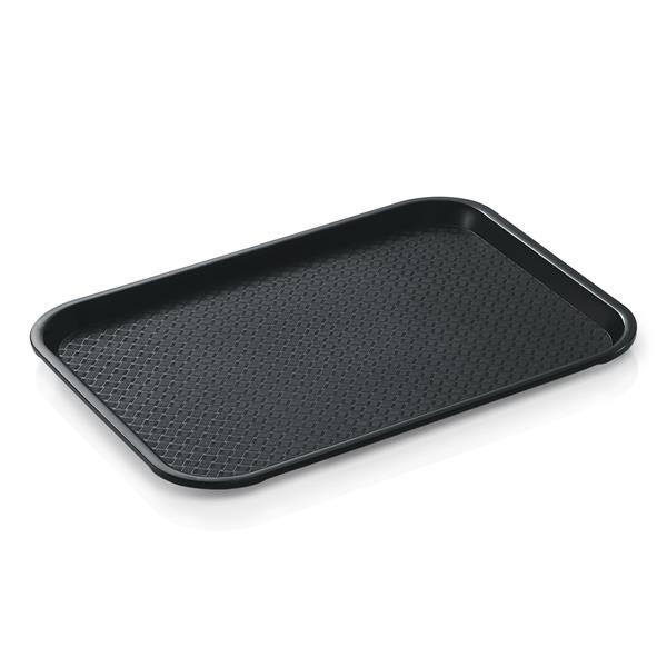 Tablett PP, schwarz 35 x 27 cm, 24er Set