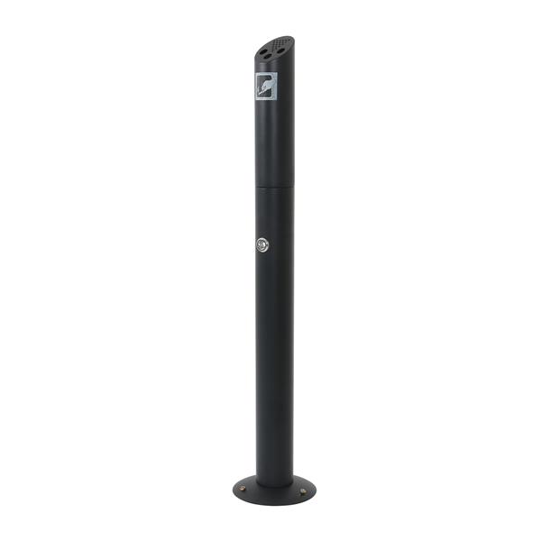 Standaschenbecher schwarz