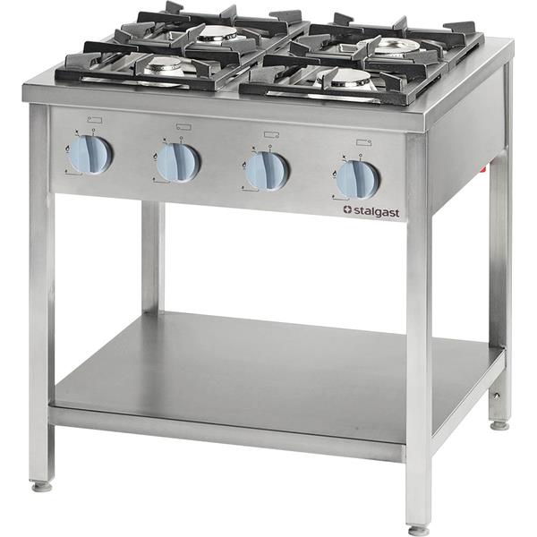Gasherd Serie 900 &ndash; 4-Brenner, 900x900 mm