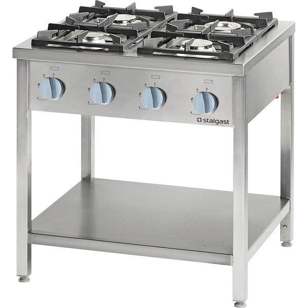 Gasherd Serie 700 mit 4 / 6 Brennern, 800 / 1200 mm Breite