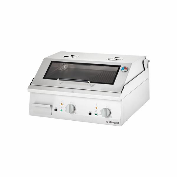 Elektro-Griddleplatte mit Deckel 800 x 700 mm