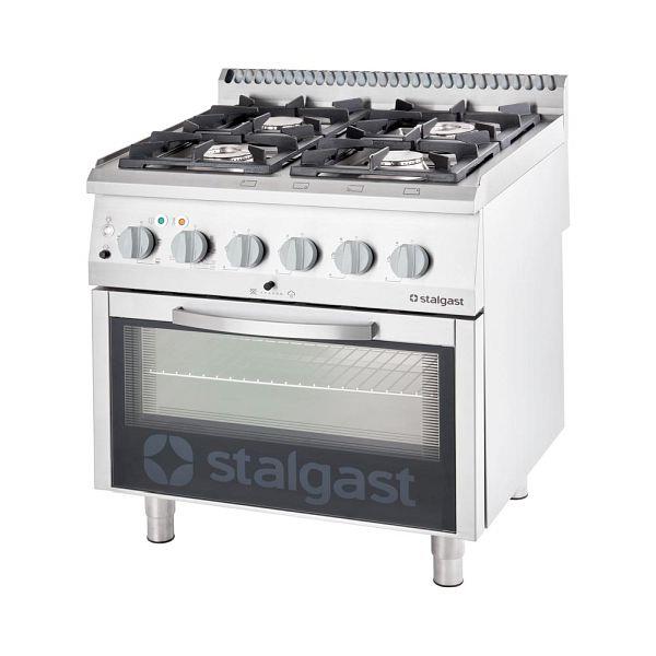 Gasherd 4 Brenner mit Elektro-Backofen GN 2/1 &ndash; Serie 700 ND
