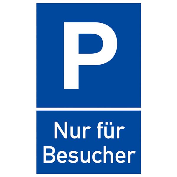 Parkplatzschild Aluminium