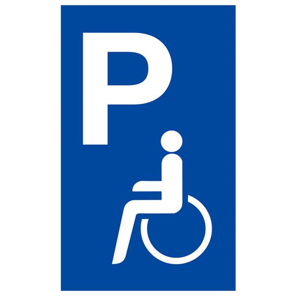Parkplatzschild Aluminium