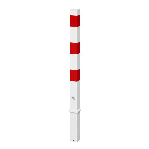 Absperrpfosten aus Stahlrohr 70x70 mm