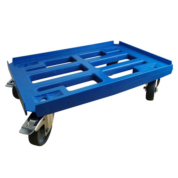 Transportroller 600x400 mm PP blau