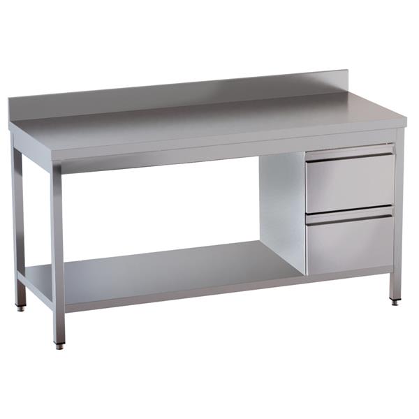 Arbeitstisch 1,0 x 0,6 Schubladenblock  rechts oder links