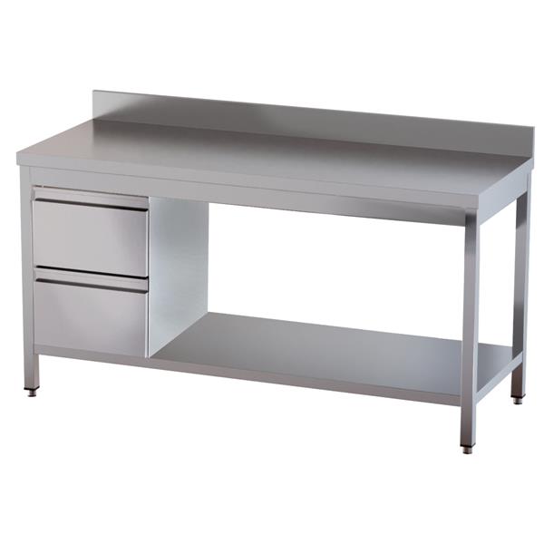 Arbeitstisch 1,0 x 0,6 Schubladenblock  rechts oder links