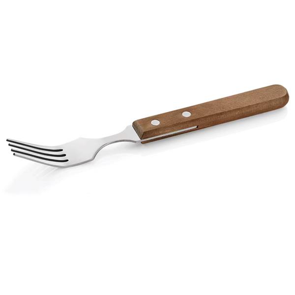 Steakgabel mit Holzgriff, 20 cm,12er Set