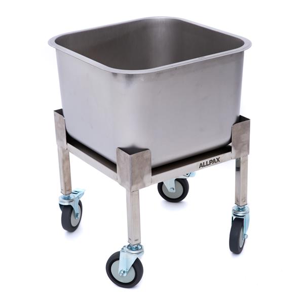 Spülwagen inkl. Becken 500x500x300 mm und Abfluss