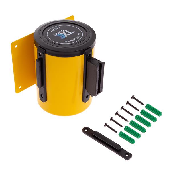 STOPPO Abgrenzungsband zur Wandmontage 10,6m - Gelb
