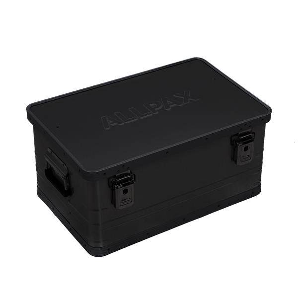 Transportbox Aluminium schwarz, 30 Liter