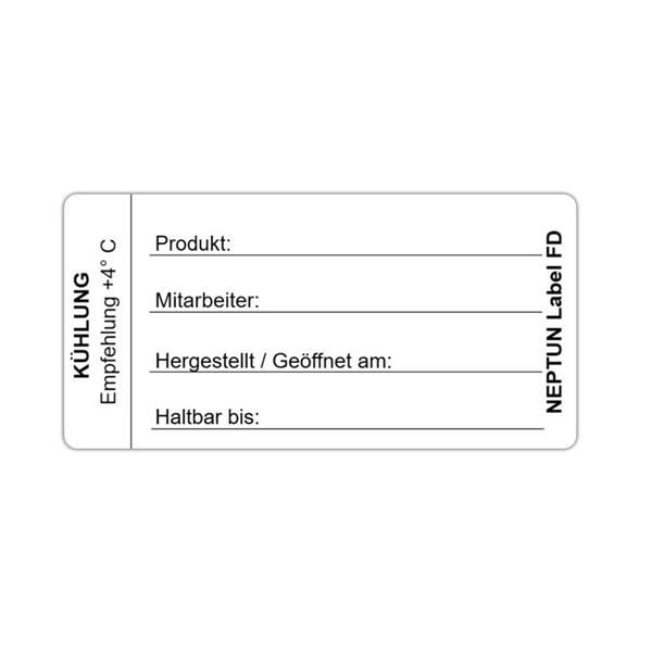 Lageretiketten wasserlöslich, 250 Stk. pro Rolle Lageretiketten wasserlöslich, 250 Stk. pro Rolle