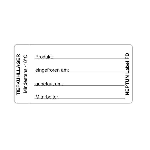 Lageretiketten wasserlöslich, 250 Stk. pro Rolle