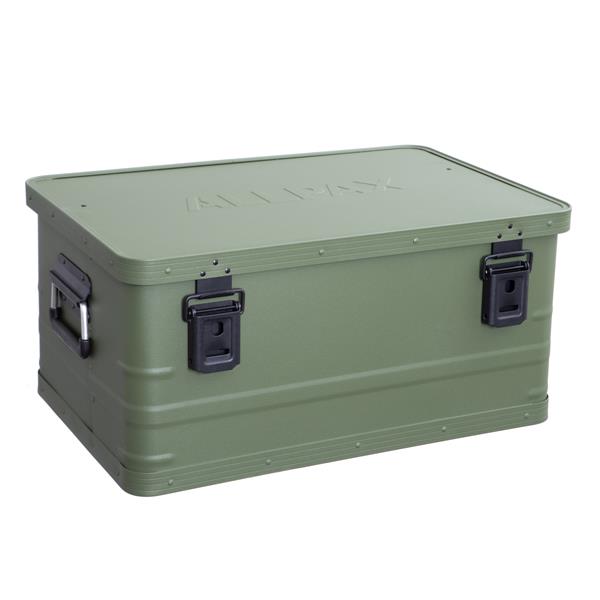 Aluminiumkiste grün 775 x 424 x 333 mm
