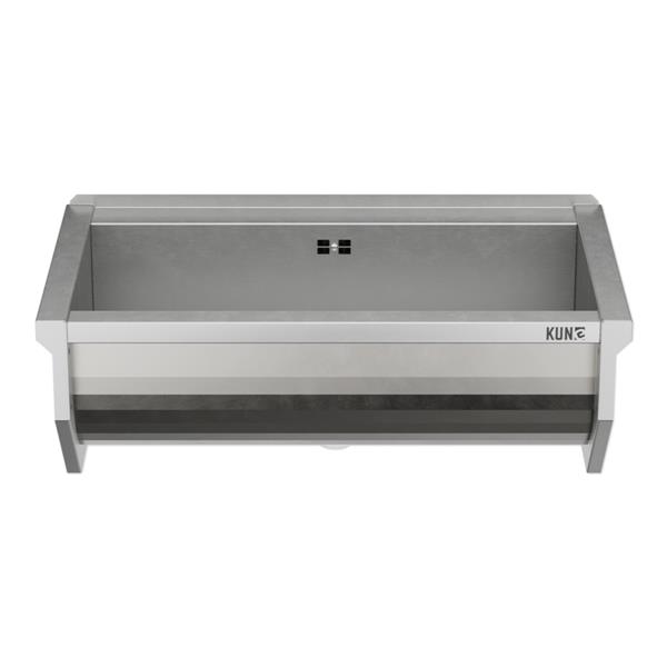 Ausgussbecken SOLIDUM aus Edelstahl, 4 Größen